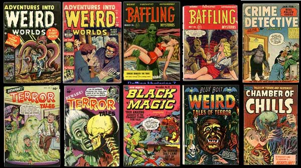 weird, crime, horror & romance