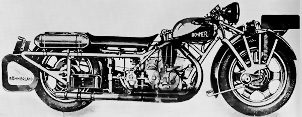 BThe B&ouml;hmerland/Cechie Three-Seater motorcycle: 1935.