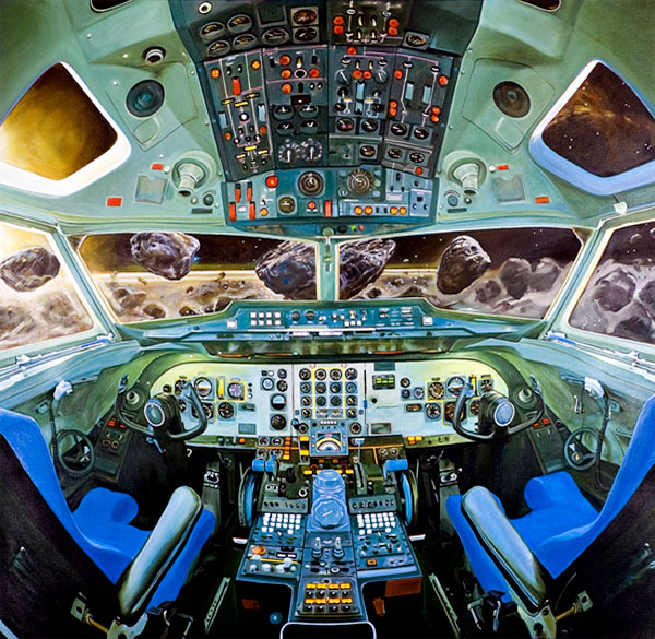 G-BRECHT / Screen, 155 x 160 cm, oil on linen, 2005