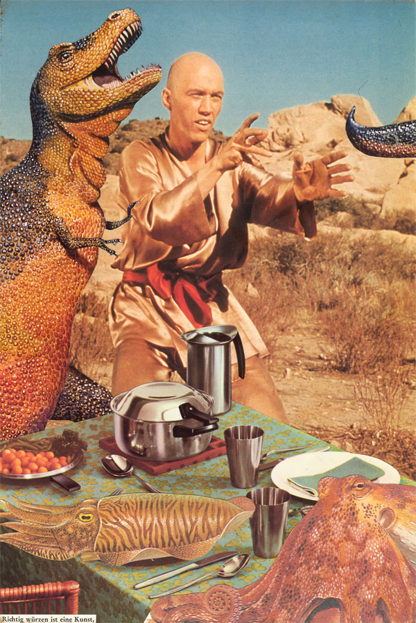 Bezembinder - Richtig w&uuml;rzen ist ein Kunst, collage 20x30cm